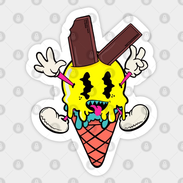 NSH ICE CREAM (BIG) Sticker by hafiz_who